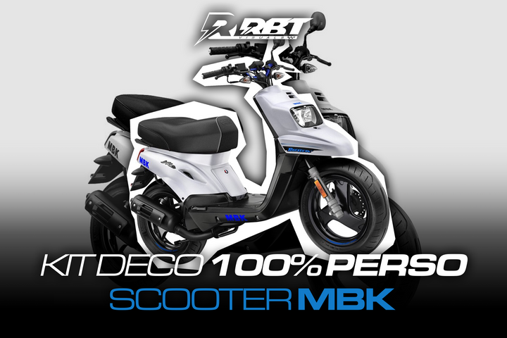 Kit déco scooter MBK 100% perso RBT Visuals