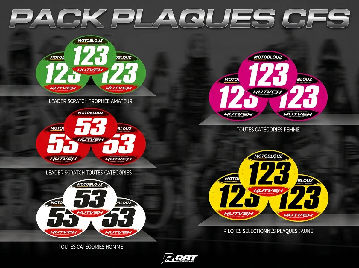 PACK PLAQUES CFS 2026-2027