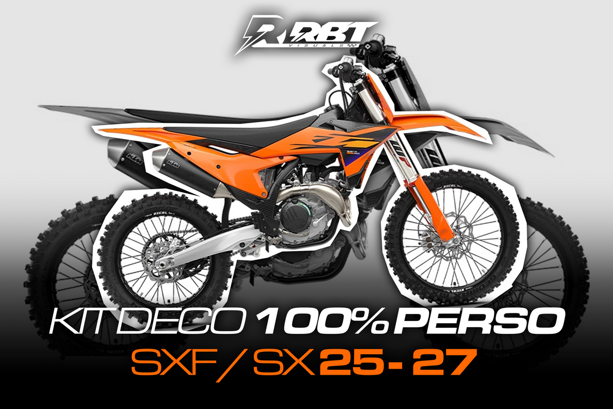 Kit déco SXF / SX 25-27 100% perso RBT Visuals
