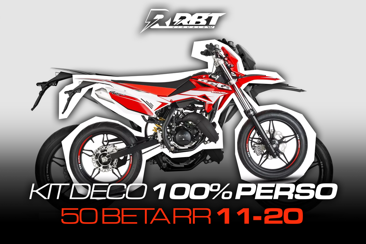 Kit déco 50cc Beta RR 11-20 100% perso RBT Visuals