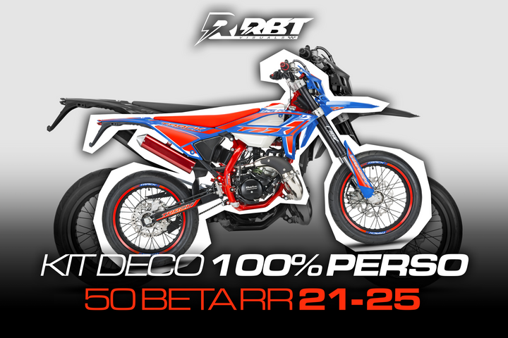 Kit déco 50cc Beta RR 21-25 100% perso RBT Visuals