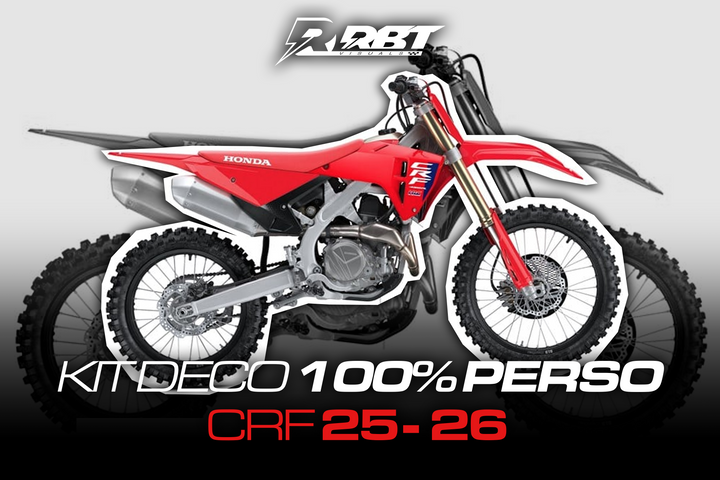 Kit déco Honda CRF 25-26 100% perso RBT Visuals