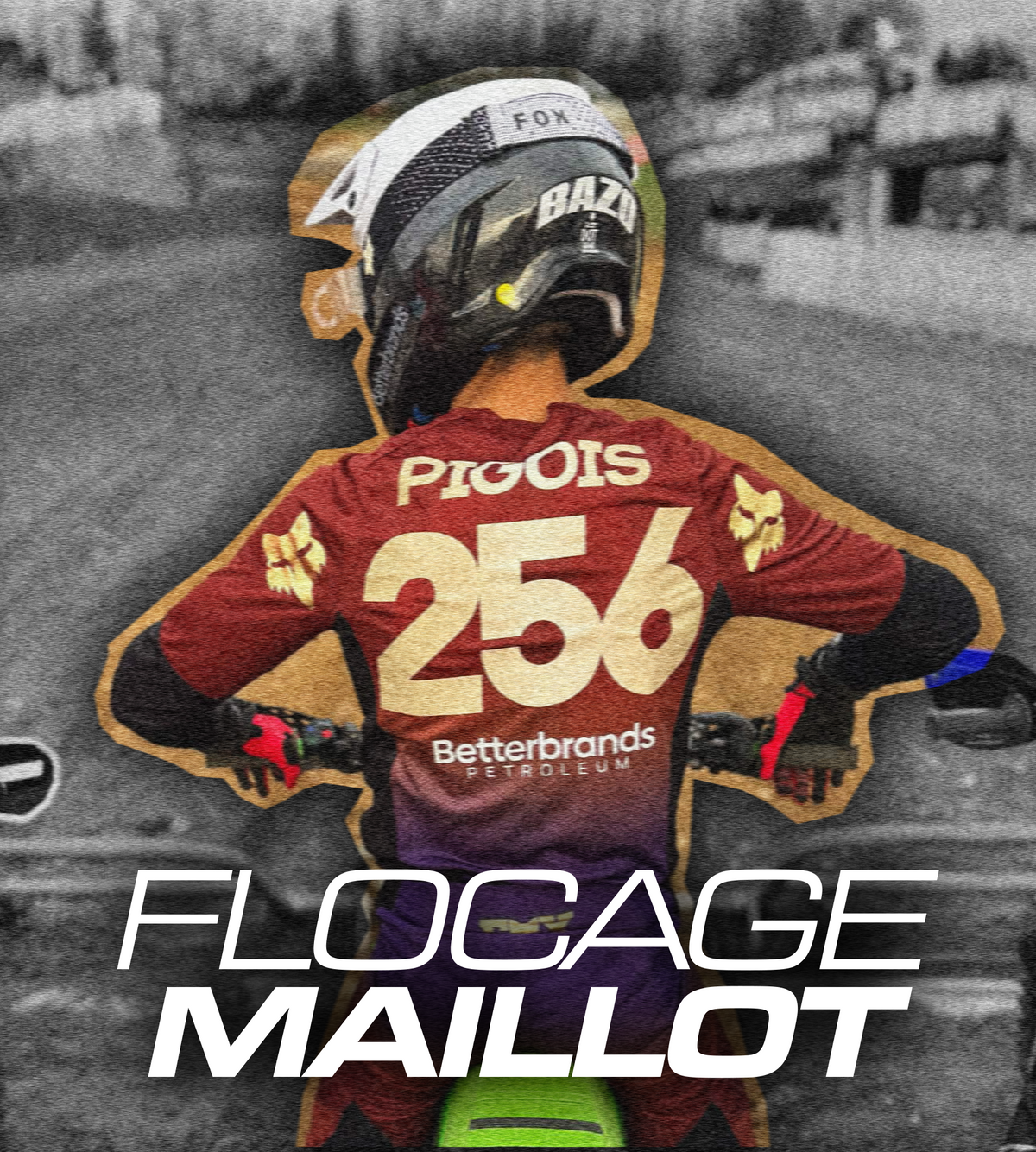 Flocage maillot moto cross personnalisé RBT Visuals
