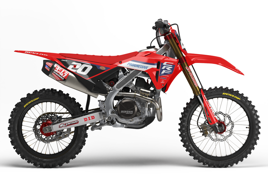Kit déco Honda Factory pour motocross RBT Visuals