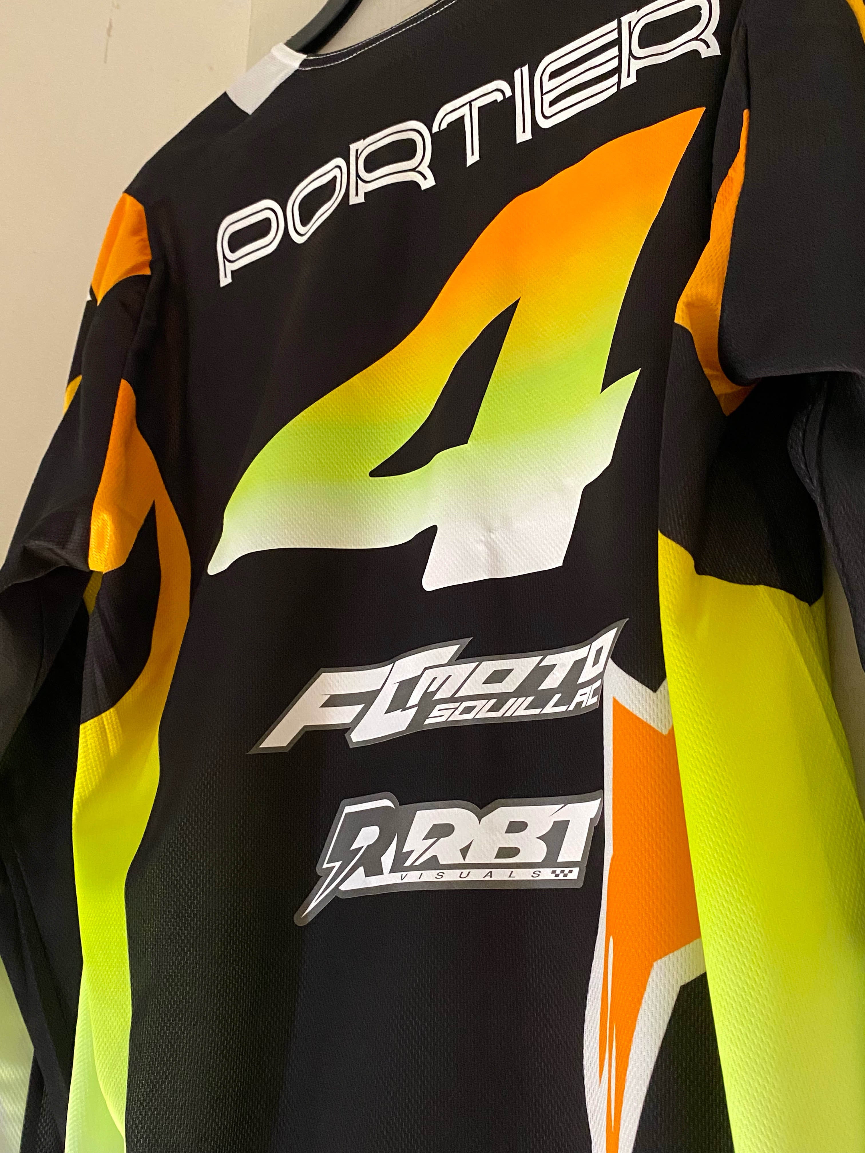 Maillot moto cross floqué par RBT Visuals
