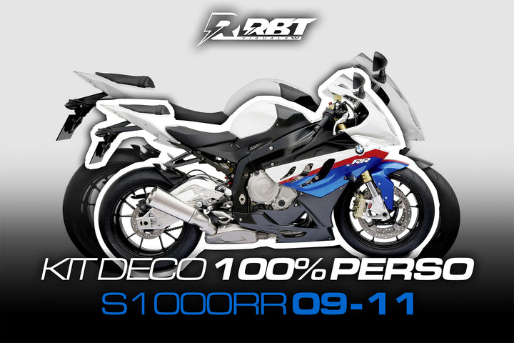 Kit déco 100 % perso BMW S1000RR 2009-2011 – RBT Visuals