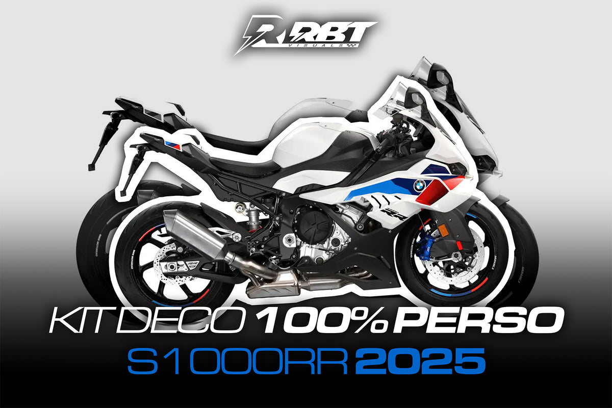 Kit déco 100 % perso BMW S1000RR 2025 – RBT Visuals