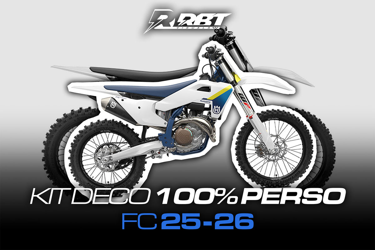 Kit déco motocross 100 % perso Husqvarna FC 2025-2026 – RBT Visuals