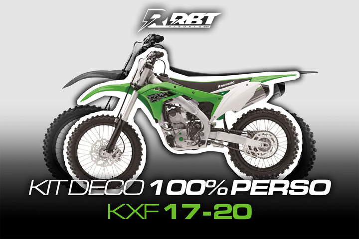 Kit déco motocross 100 % perso Kawasaki KXF 2017-2020 – RBT Visuals