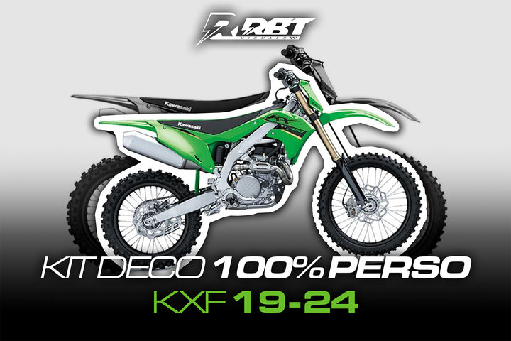 Kit déco motocross 100 % perso Kawasaki KXF 2019-2024 – RBT Visuals
