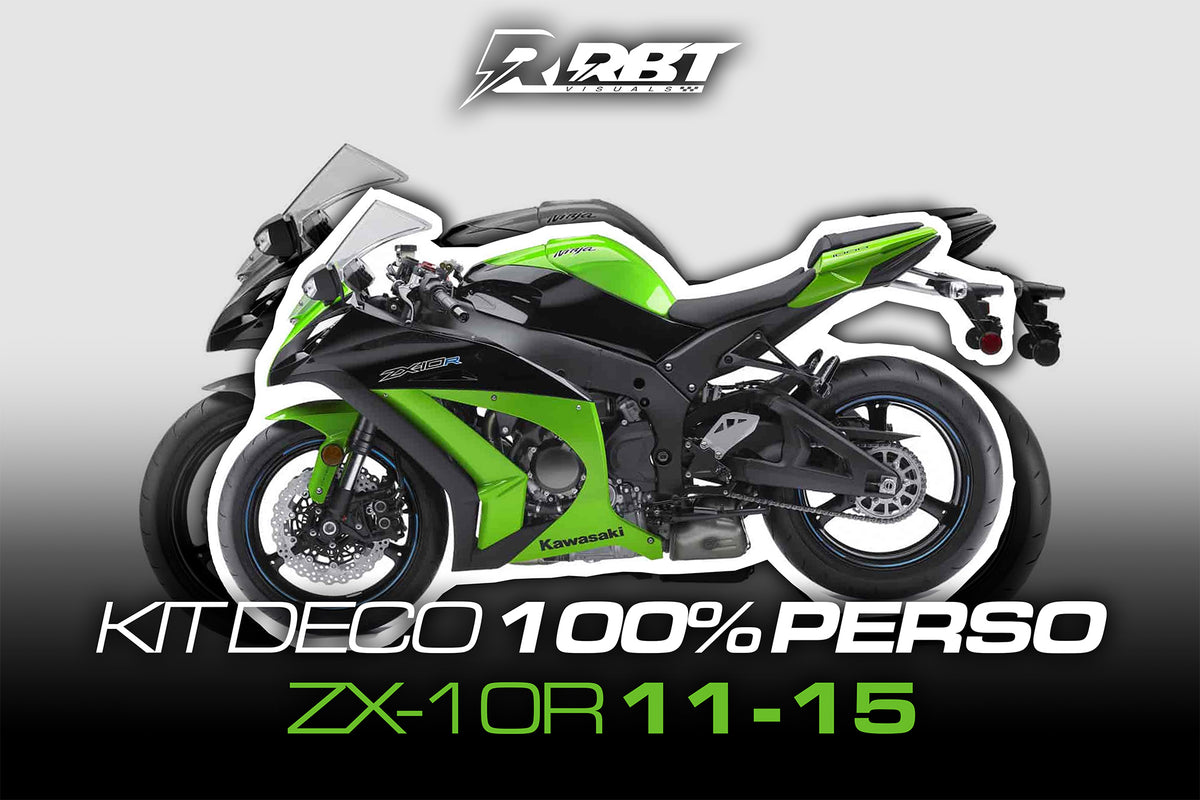 Kit déco 100 % perso Kawasaki ZX-10R 2011-2015 – RBT Visuals