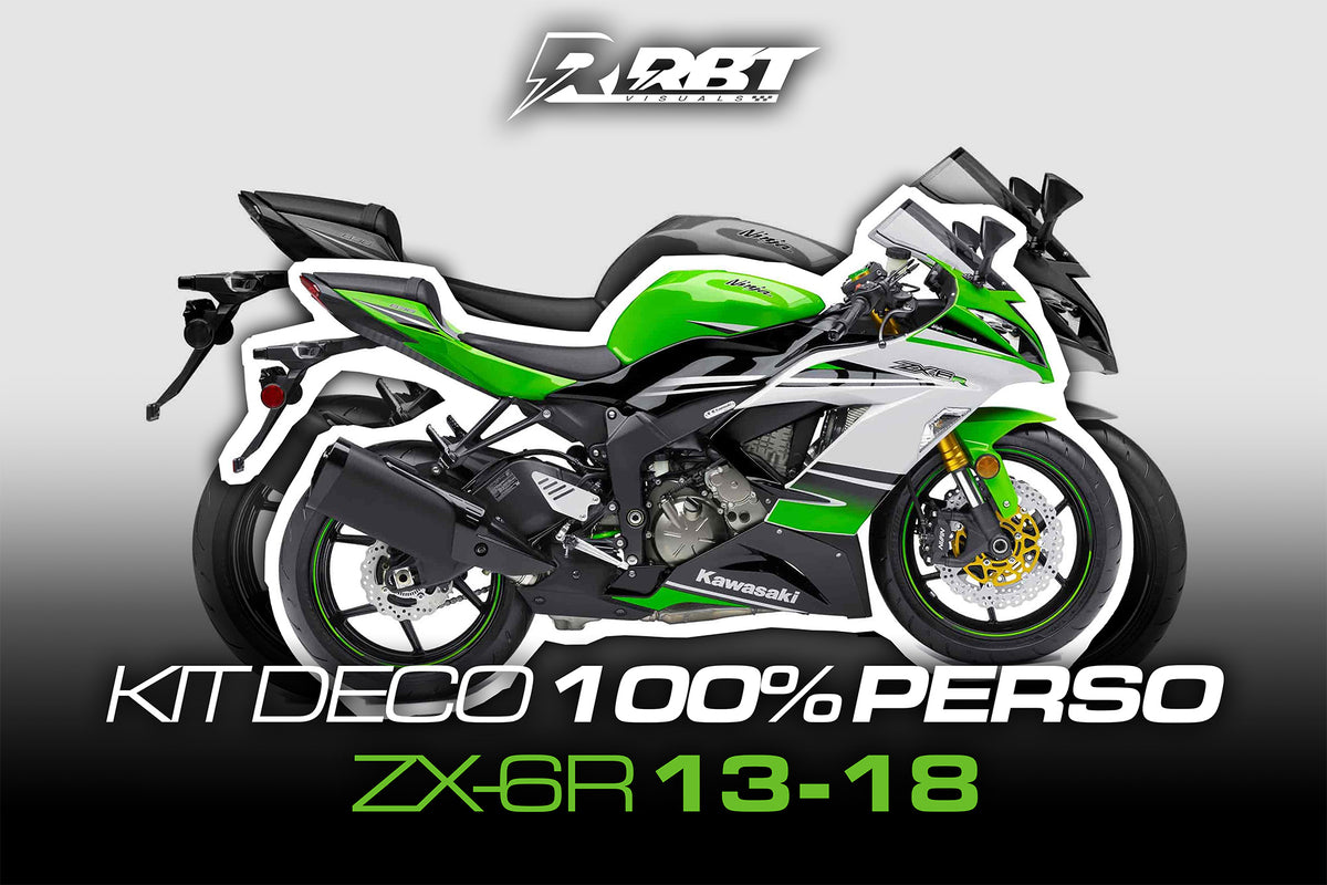 Kit déco 100 % perso Kawasaki ZX-6R 2013-2018 – RBT Visuals