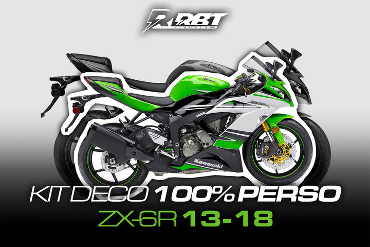 Kit déco 100 % perso Kawasaki ZX-6R 2013-2018 – RBT Visuals