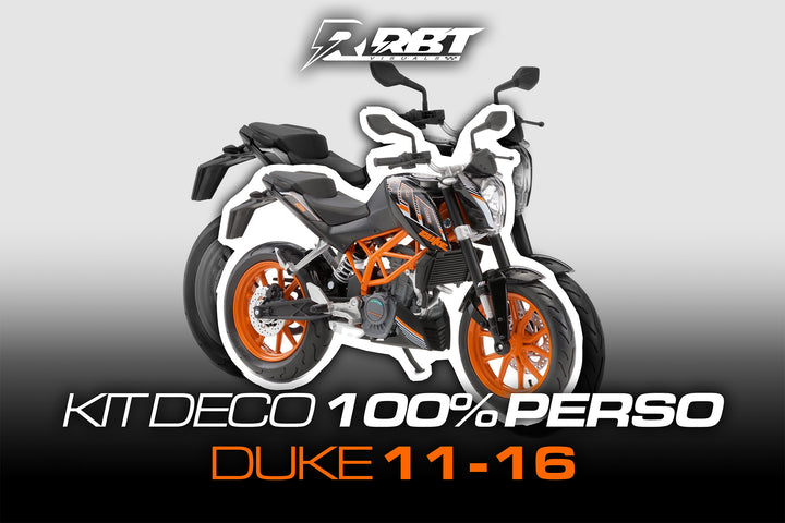 Kit déco 100 % perso KTM Duke 2011-2016 – RBT Visuals
