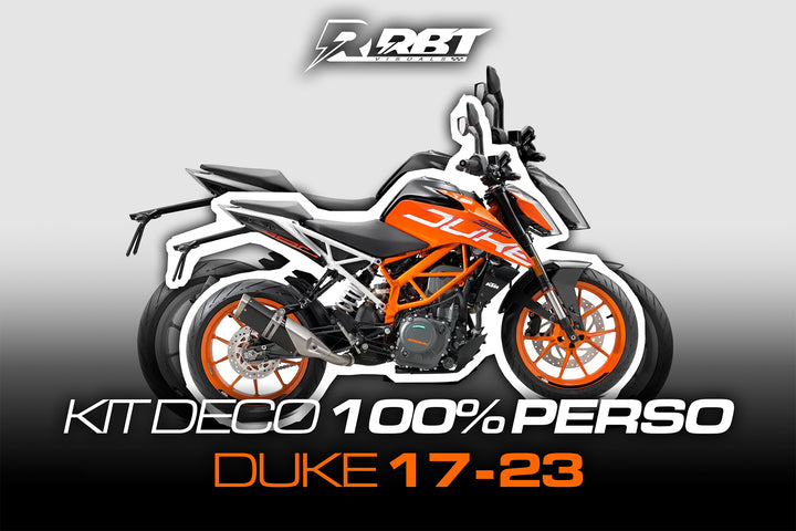 Kit déco 100 % perso KTM Duke 2017-2023 – RBT Visuals