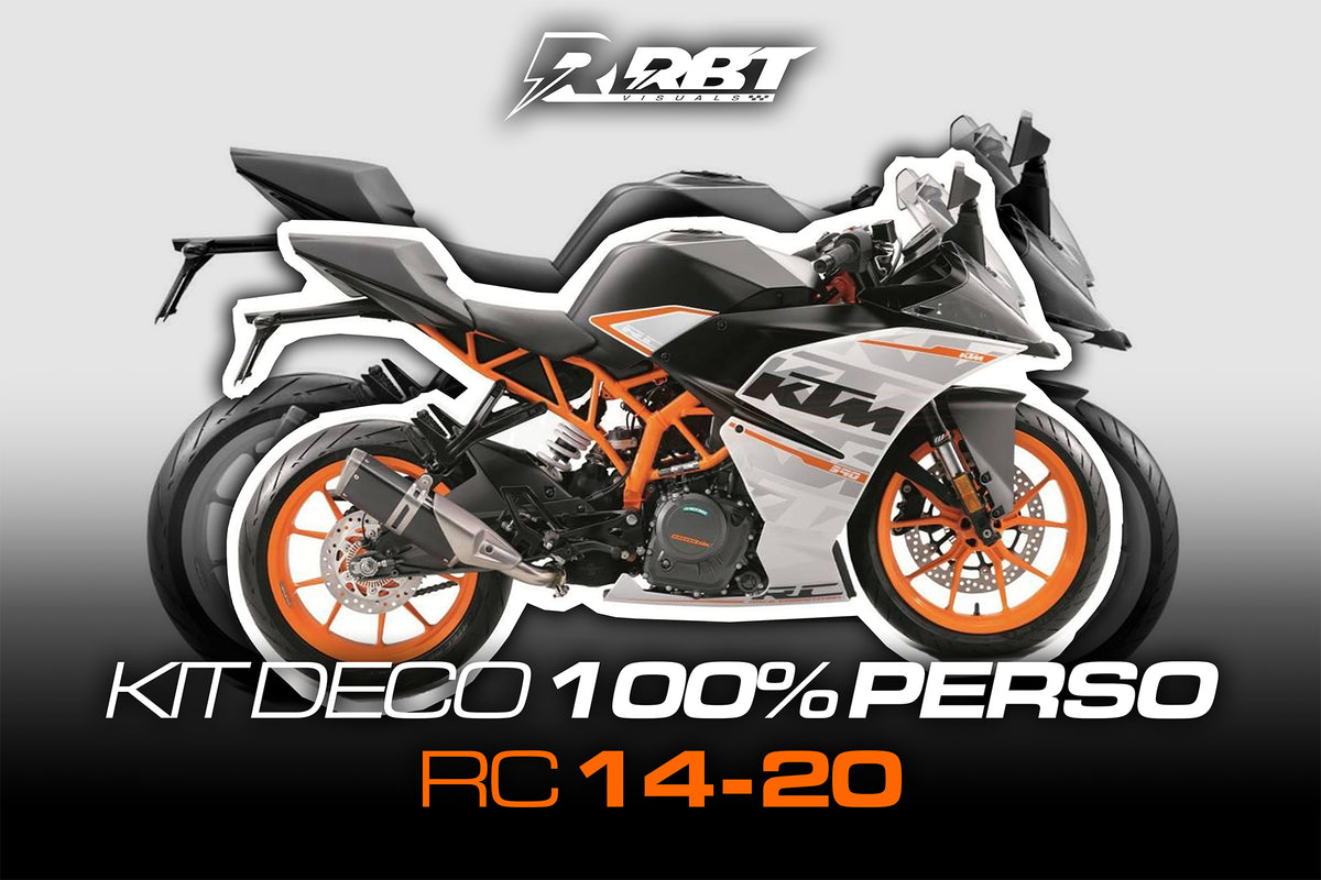Kit déco 100 % perso KTM RC 2014-2020 – RBT Visuals