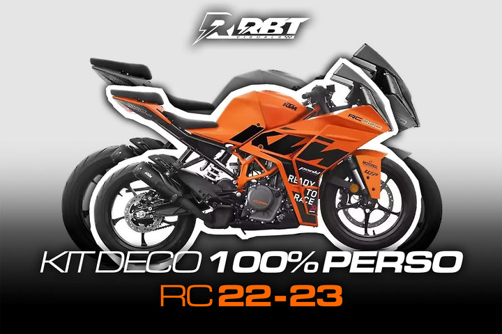 Kit déco 100 % perso KTM RC 2022-2023 – RBT Visuals