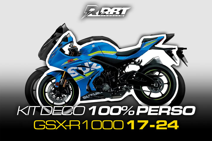 Kit déco 100 % perso Suzuki GSX-R1000 2017-2024 – RBT Visuals