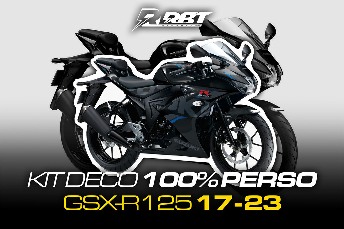 Kit déco 100 % perso Suzuki GSX-R125 2017-2023 – RBT Visuals