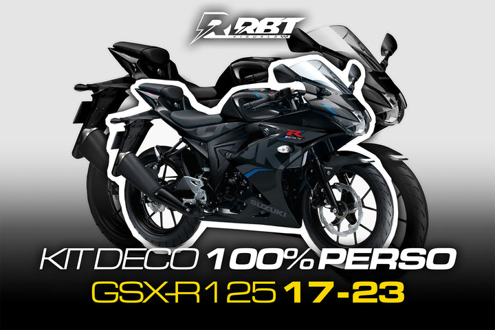 Kit déco 100 % perso Suzuki GSX-R125 2017-2023 – RBT Visuals