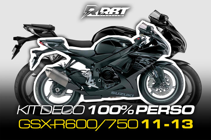 Kit déco 100 % perso Suzuki GSX-R600/750 2011-2013 – RBT Visuals