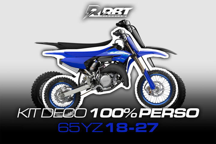 Kit déco motocross 100 % perso Yamaha 65 YZ 2018-2027 – RBT Visuals