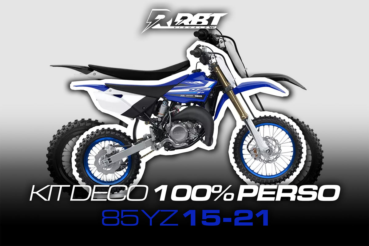 Kit déco motocross 100 % perso Yamaha YZ 85 2015-2021 – RBT Visuals