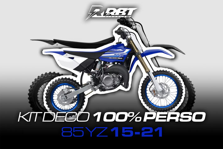 Kit déco motocross 100 % perso Yamaha YZ 85 2015-2021 – RBT Visuals