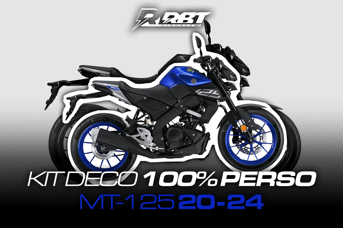 Kit déco 100 % perso Yamaha MT-125 2020-2024 – RBT Visuals