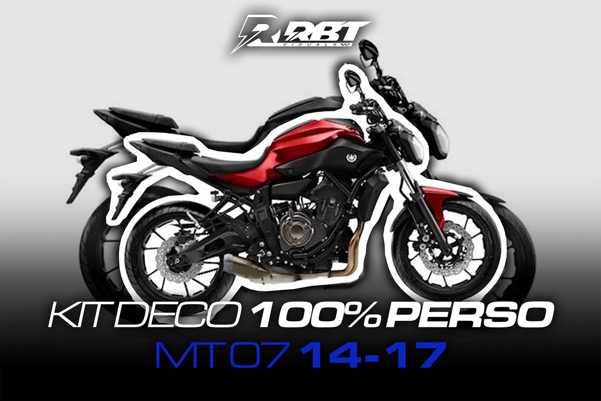 Kit déco 100 % perso Yamaha MT-07 2014-2017 – RBT Visuals