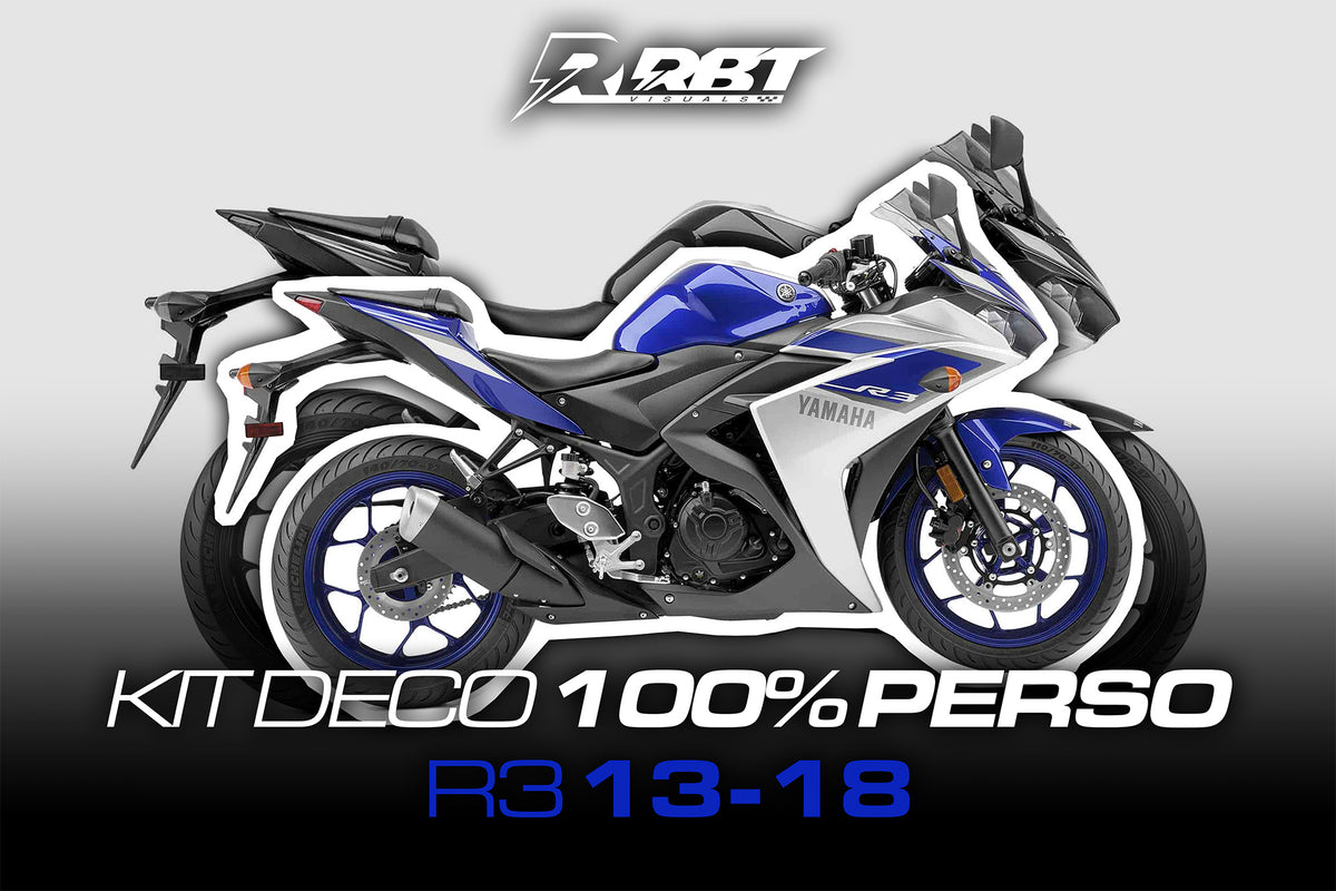 Kit déco 100 % perso Yamaha R3 2013-2018 – RBT Visuals