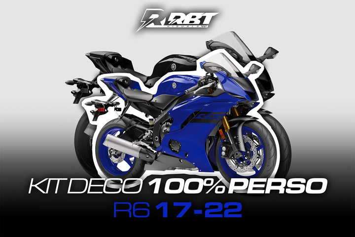 Kit déco 100 % perso Yamaha R6 2017-2022 – RBT Visuals