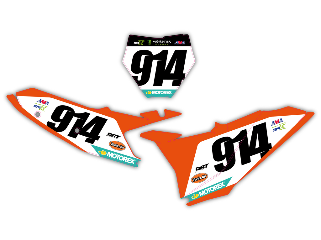 Fond de plaque KTM édition Factory RBT Visuals