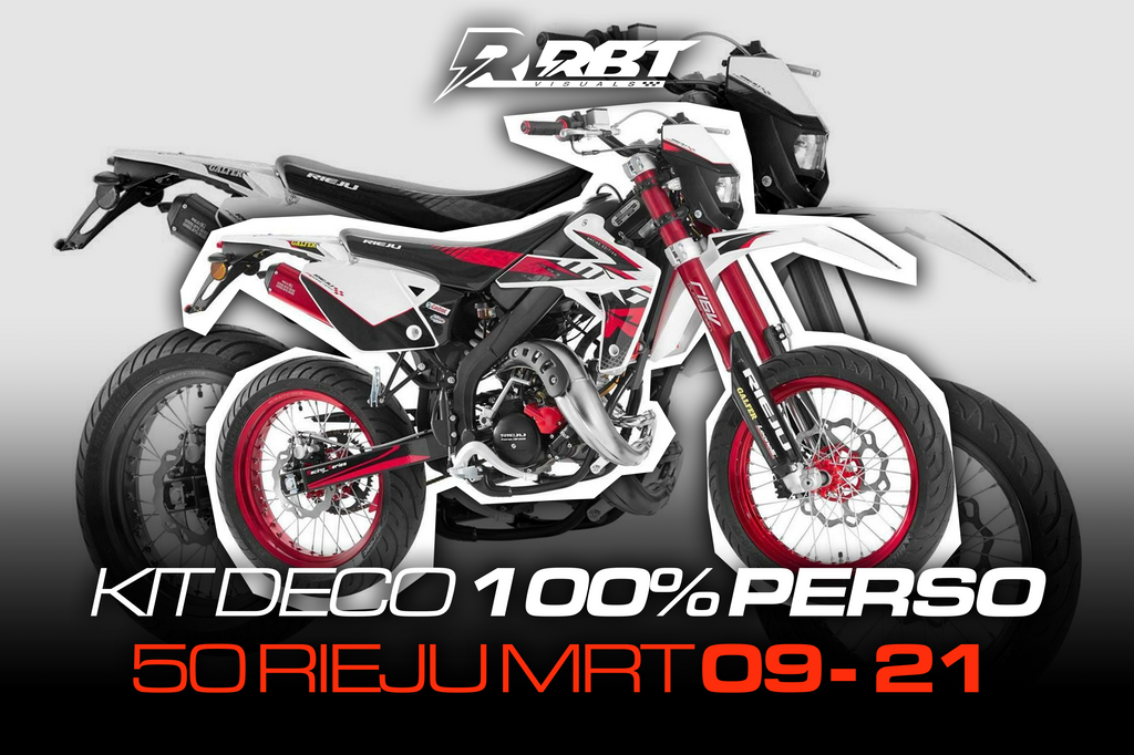 Kit déco 50cc Rieju MRT 09-21 100% perso RBT Visuals