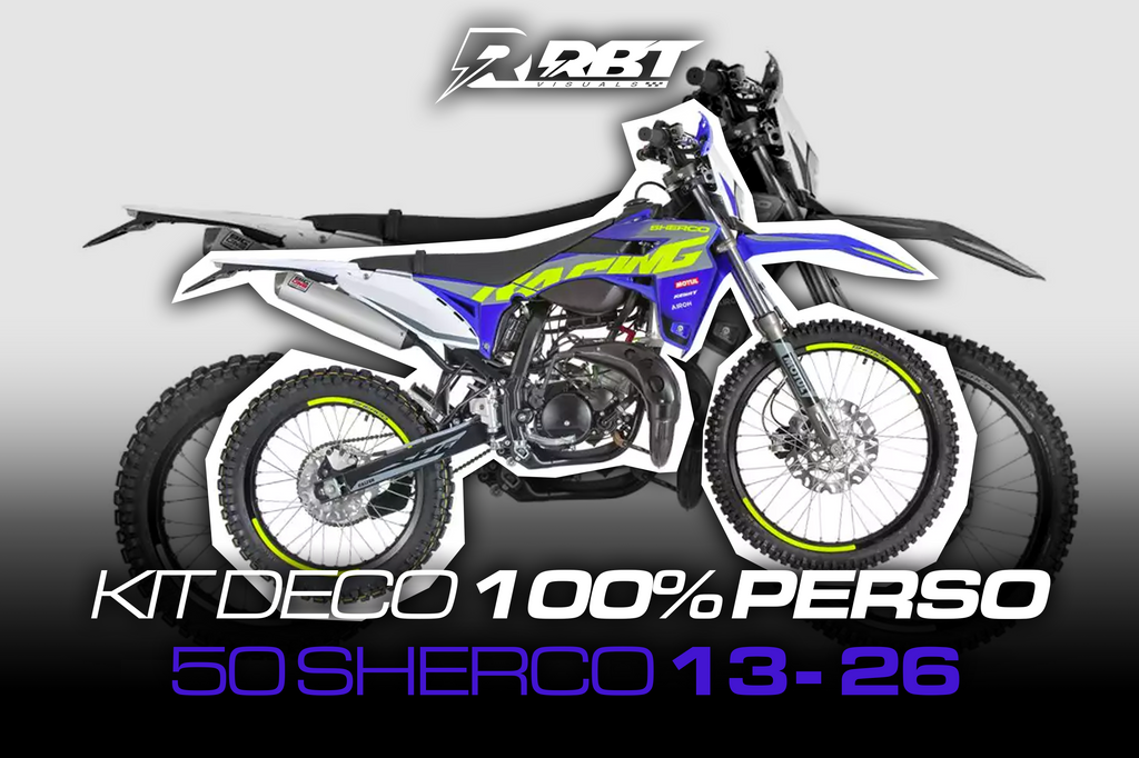 Exemple de rendu kit déco 50cc Sherco 13-26 RBT Visuals