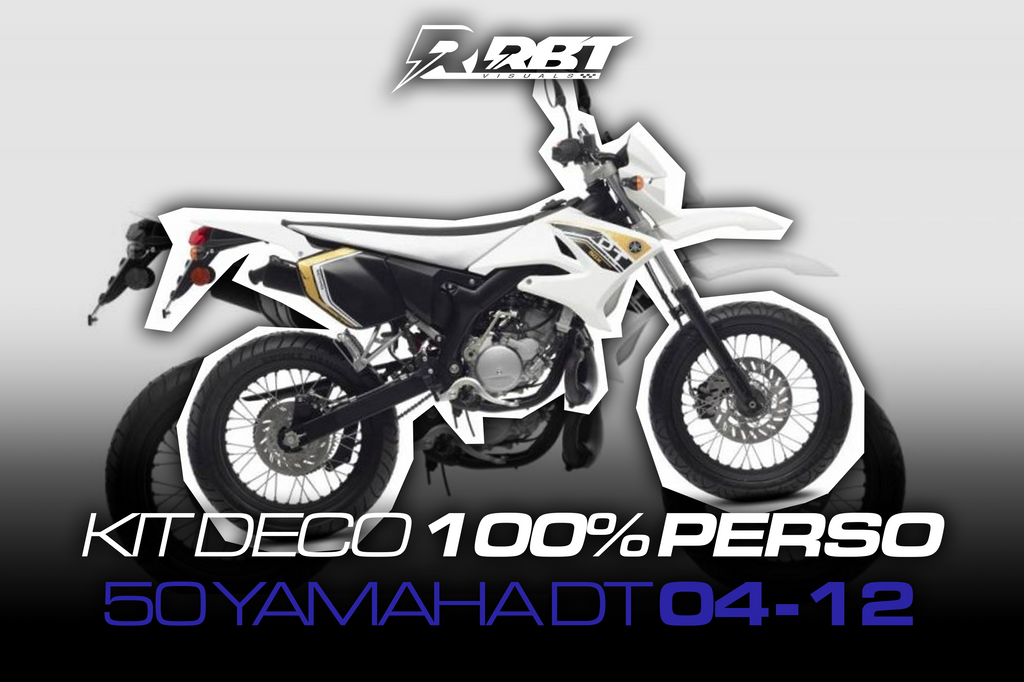 Kit déco 50cc Yamaha DT 04-12 100% perso RBT Visuals