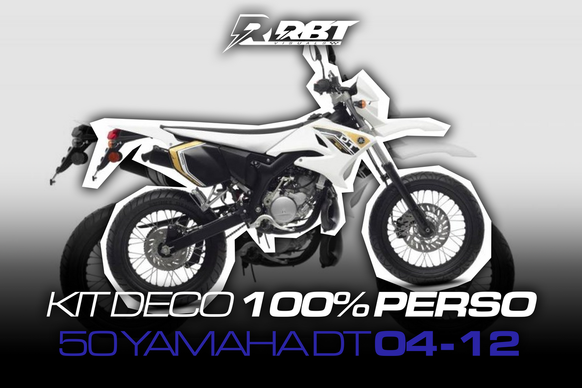 Kit déco 50cc Yamaha DT 04-12 100% perso RBT Visuals